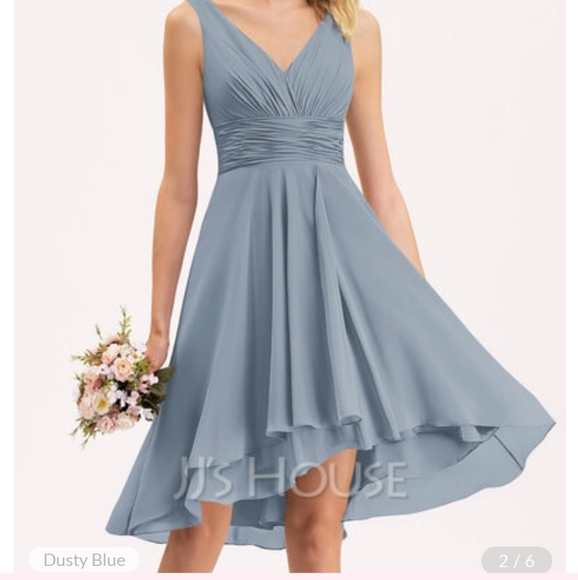 JJs House Dresses Jjs House Dusty Blue Bridesmaid Dress Poshmark